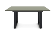 Esstisch Reno, olivgrün/schwarz