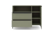 Kommode Reno, olivgrün/graphit