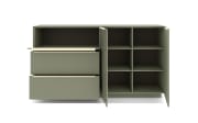 Kommode Reno, olivgrün/kaschmir