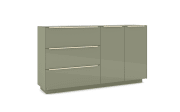 Kommode Reno, olivgrün/kaschmir