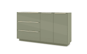 Kommode Reno, olivgrün/kaschmir