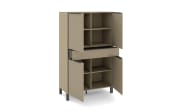 Highboard Reno, taupe/graphit