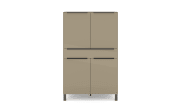 Highboard Reno, taupe/graphit