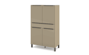 Highboard Reno, taupe/graphit