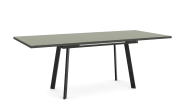 Esstisch Reno, olivgrün/schwarz