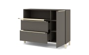 Kommode Reno, anthrazit/kaschmir