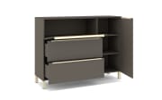 Kommode Reno, anthrazit/kaschmir