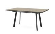 Esstisch Reno, taupe/schwarz