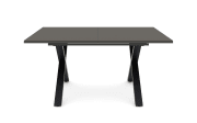 Esstisch Reno, anthrazit/schwarz