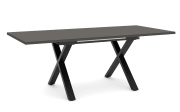 Esstisch Reno, anthrazit/schwarz