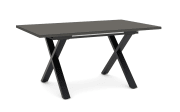 Esstisch Reno, anthrazit/schwarz