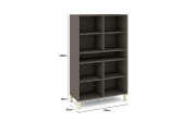 Highboard Reno, anthrazit/kaschmir