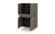 Highboard Reno, anthrazit/kaschmir