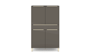 Highboard Reno, anthrazit/kaschmir