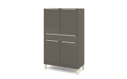 Highboard Reno, anthrazit/kaschmir