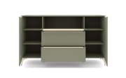 Kommode Reno, olivgrün/kaschmir
