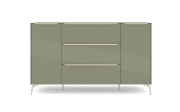Kommode Reno, olivgrün/kaschmir