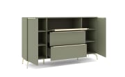 Kommode Reno, olivgrün/kaschmir