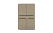Highboard Reno, taupe/graphit