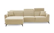 Wohnlandschaft Ten, beige, Ottomane links, inkl. Funktionen