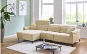 Wohnlandschaft Ten, beige, Ottomane links, inkl. Funktionen