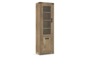 Vitrine Joana, Rustic-Eiche massiv