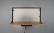 LED-Regal Becky in Holz-Nachbildung, 53 x 70 cm