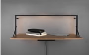 LED-Regal Becky in Holz-Nachbildung, 90 x 30 cm