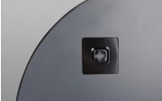 Metallspiegel Esra, schwarz, 50 cm