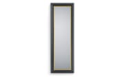 Rahmenspiegel Ina, schwarz/goldfarbig, 50 x 150 cm