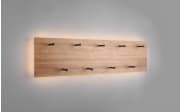 LED-Wandgarderobe Romy, Holz-Nachbildung