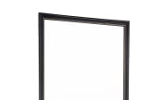 Rahmenspiegel Nadine, schwarz/goldfarbig, 34 x 126 cm