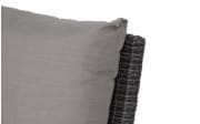 Mittel-Element Corido, Gestell in anthrazit, Sitzauflage in taupe