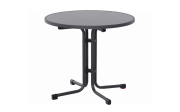 Klapptisch Paco in anthrazit, Durchmesser ca. 80 cm