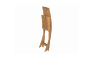 Klappstuhl Paleros, Akazienholz, 44,5 cm