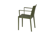 Stapelsessel Lane, mit Armlehnen, olive