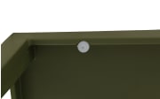 Stapelsessel Lane, mit Armlehnen, olive