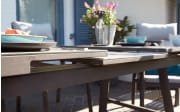 Garten-Esstisch Bondino, anthrazit/grau, inkl. Ausziehfunktion