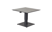Bistrotisch Bondino, anthrazit, inkl. Höhenverstellung, 70 cm