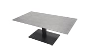 Bistrotisch Bondino, anthrazit, inkl. Höhenverstellung, 140 cm