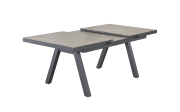 Gartentisch Komido, anthrazit, inkl. Ausziehfunktion