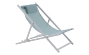 Strandstuhl Juno, grün/weiß, inkl. Kissen