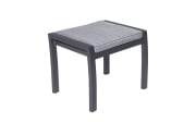 Hocker Sondrino, silber/hellgrau