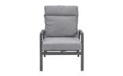 Sessel Sondrino, silber/hellgrau