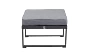 Hocker Sondrino, silber/hellgrau