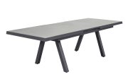 Ausziehtisch Sondrino, Keramik/Aluminium, anthrazit
