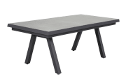 Ausziehtisch Sondrino, Keramik/Aluminium, anthrazit
