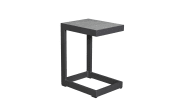 Beistelltisch Sondrino, Keramik/Aluminium, anthrazit