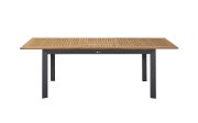 Gartentisch Unicamo, anthrazit/Teakholz