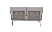 Gartensofaset Rieti, hellgrau, 4-teilig 